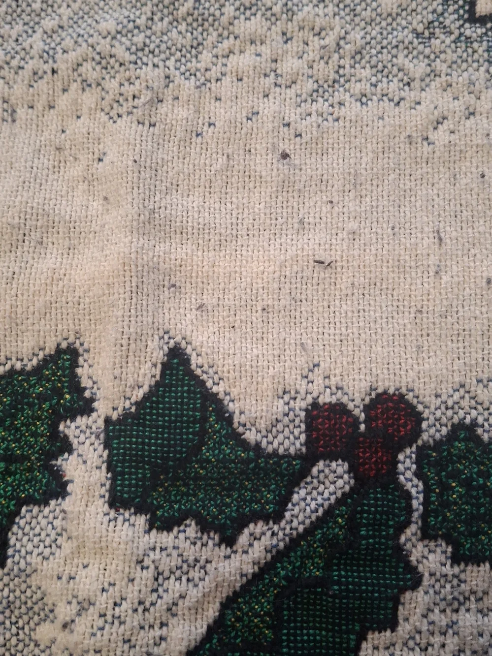 Vintage Chatham Quilt Let It Snow” 72” X 56”